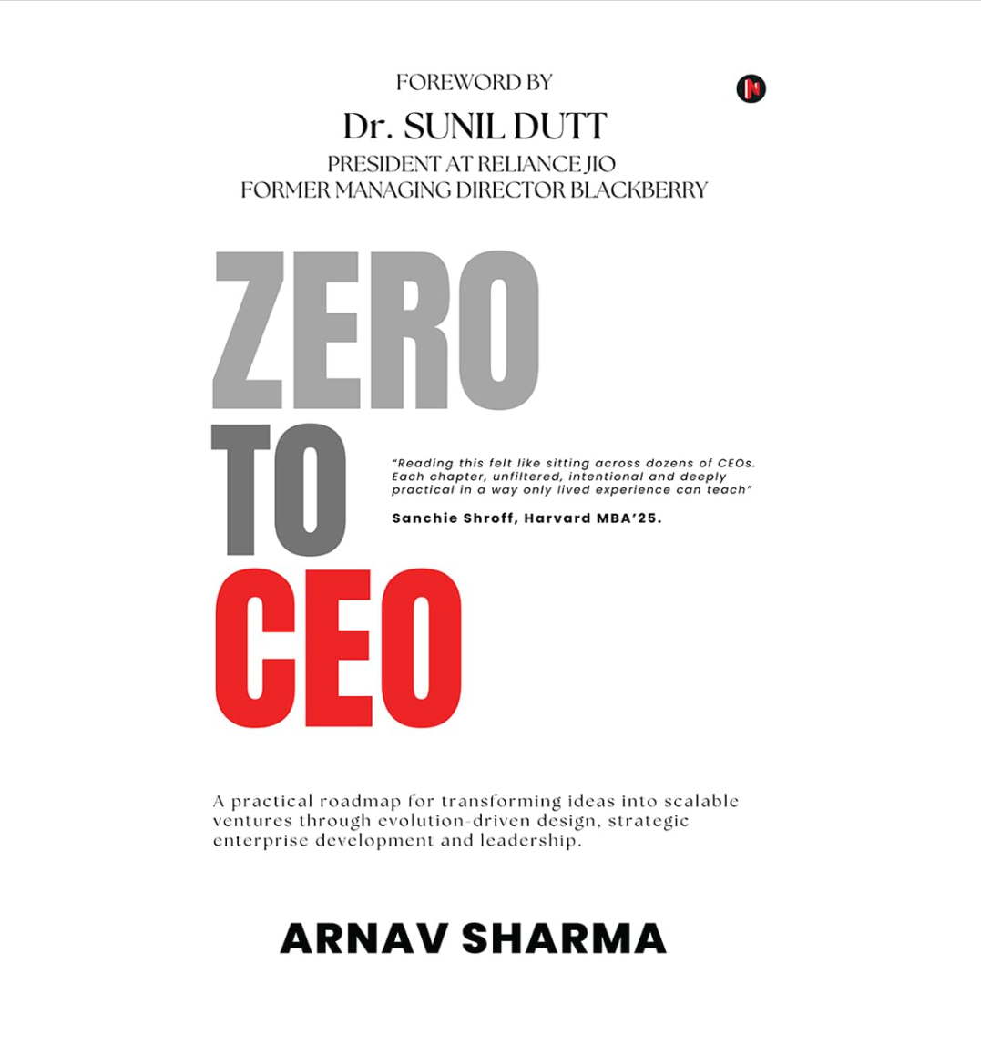 Zero to CEO by Arnav Sharma — book cover